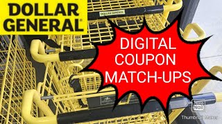 DOLLAR GENERAL DIGITAL COUPON MATCH-UPS DECEMBER / JANUARY