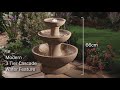 Serenity Modern Three-Tier Cascade Water Feature