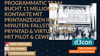 d3con Conference 2023: Programmatic Team bucht 11 Millionen Kontakte mit Printanzeigen in 30 Minuten