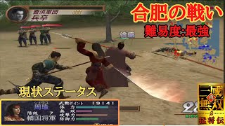 【三國無双2】右上の敵武将を殲滅中、いつの間にか大半の味方が居なくなってる合肥の戦い