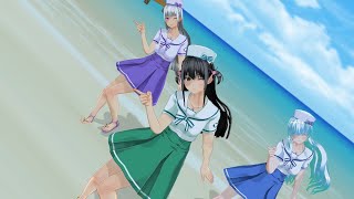 【COM3D2 - CM3D2 dance】改革的ハートグラフィー いつかの砂浜で 【カスタムオーダーメイド3D2 - カスタムメイド3D2 ダンス】