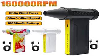 160000 RPM Electric Air Blower Turbo Jet Fan Brushless Motor High-Speed Turbo Violent Fan