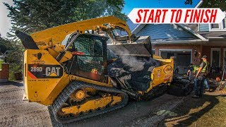Paving An Entire Driveway (COMPLETE PROJECT)
