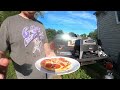 cuisinart 3 in 1 pizza oven plus cooking pizza.