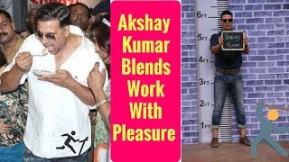 Akshay Kumar Blends Work With Pleasure || Akshay Kumar Life Style ||