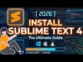 How to install Sublime Text on Windows 10/11 [ 2026 Update ]