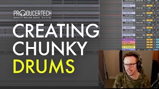 Chunky drums, percussion \u0026 creating a solid kick with Simon Shackleton (part 3)