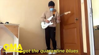 'I've got the quarantine blues!' This musician turns all of our feelings into a bop l GMA Digital