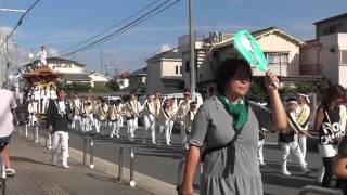 2015堺市東区日置荘地区、試験曳き　日置荘北町②（平成27年9月27日）