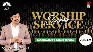 #SundayService English worship service live 26-06-2022 || Dr Asher Andrew || The Life Temple