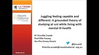 Juggling feeling capable and different: A theory of studying while living with mental ill-health