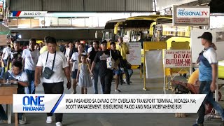 One Mindanao: Mga pasahero, dagsa na sa terminal