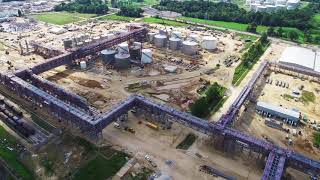 Sasol’s US Mega Project (September 2018) | Latest aerial view of construction