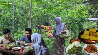 masak request an suami, lalapan ,tempe bakar ,sambel terasi, nikmat luar biasa, masakan desa