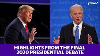 2020 presidential debate: Trump and Biden highlights from the final debate before the election