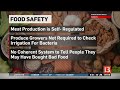 Food Recalls and Safety