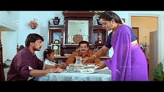 Avinash Scolds Brother Sudeep for beating people | Best Scene | Huccha Kannada Movie