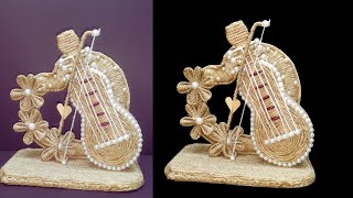 Jute Guitar | Jute Craft Ideas | Room Deco | DIY | Jute Craft  | #Nowple Tricks