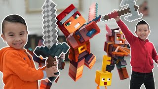 Minecraft In Real Life Fun With CKN Toys