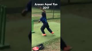 Areean Aqeel 9yo  Cricket Bukit Petaling VI KL