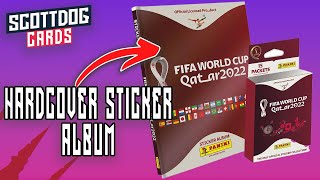 Opening a Hardcover World Cup Qatar 2022 Panini Sticker book & Collectors Tin #Panini #worldcup22
