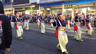 上総組　アーケード審査会場　よさこい東海道2014　2日目