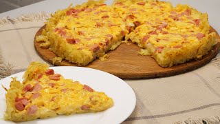 КАРТОПЛЯНА ПІЦА🍕 Як зготувати смачний картопляний пиріг схожий на піцу!