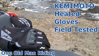 Heated Motorcycle Gloves Kemimoto Impressions