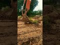 see how Hitachi excavators dig up soil with buckets #shorts #excavator #heavyequipment