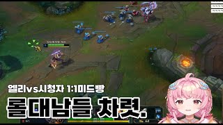 엘리의 시청자 1:1미드빵