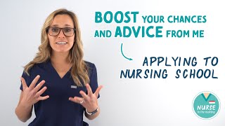 How to BOOST your chances when applying | Nursing School Journey