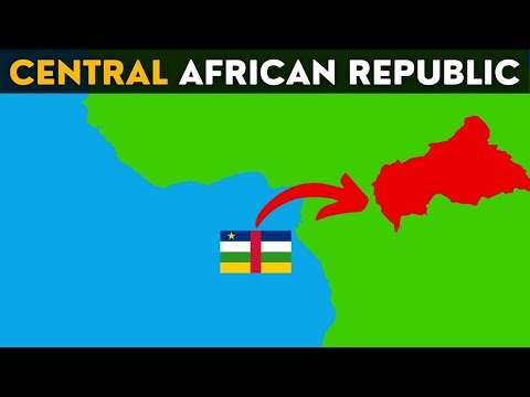 Which country is to the east of Central African Republic?
