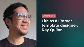 Life as a Framer template designer with Roy Quilor