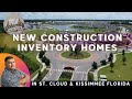 New Construction Inventory Homes in St.Cloud and Kissimmee Florida