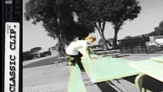Skateboarder Vs. Picnic Tables Epic Fail Fall