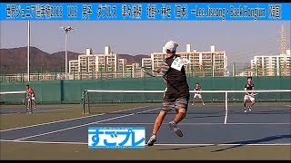 [すごプレ]ソフトテニス　世界ジュニア選手権2018　U18　男子　ダブルス　準々決勝　北野・林せ（日本）ーLee Jiseong・Baek Hongiun（韓国）