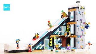 LEGO City Ski and Climbing Center 60366  Speed build \u0026 Review