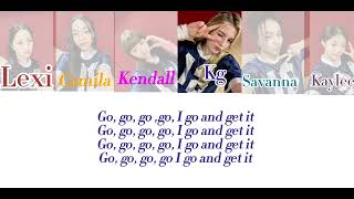 Go getter by vcha (English ver lyrics) Color coded