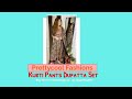 Printed Kurti with Pants and Dupatta // Kurta Pants Dupatta Set