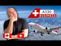 SWISS BUSINESS CLASS! Montreal-Zurich Airbus A330-300