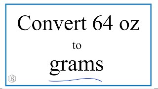 Convert 64 oz to g (sixty-four ounces to grams)