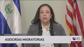 El consulado de El Salvador ofrece asesorías migratorias