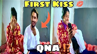 QNA GARDA ETI 💋 DHERAII RAMAILO HUNXA  SOCHEKO THENA 😍 BUDEE KO FIRST KISS ⁉️