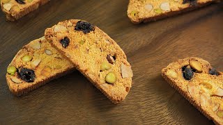 Pistachio Cranberry Biscotti【 開心果蔓越莓義式脆餅 】/ Crispy, healthy and stay fresh longer biscuit