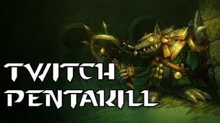 LoL - Twitch 1v5 Pentakill - HD