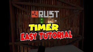 Rust Electricity Tutorial - Auto Door Timer - Easy And Quick