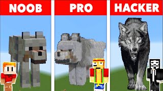 CHIEN DE NOOB vs CHIEN DE PRO vs HACKER MINECRAFT !!