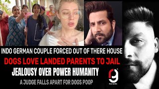 INDO GERMAN COUPLE DOG POOP SCUFFLE JAIPUR @arjulivlogs @peepoye | FORCED OUT OF THERE HOUSE #pets