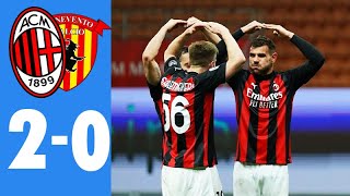 MILAN - BENEVENTO: 2-0 // FINALMENTE SI TORNA ALLA VITTORIA!