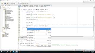 Java calculator using a single method